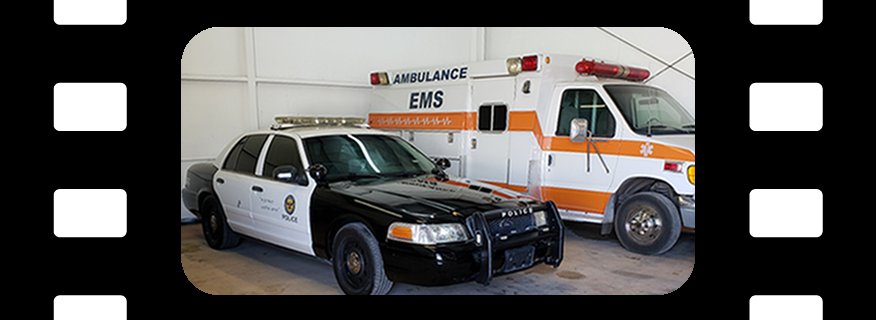 Police Car and Ambulance